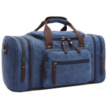 8642 Holdall Overnight Weekend Sac Voyage Duffel Bag Toile Cuir